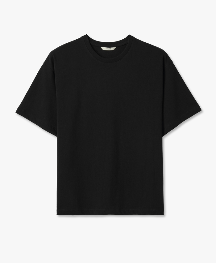 런드리 하프 티셔츠 - 블랙